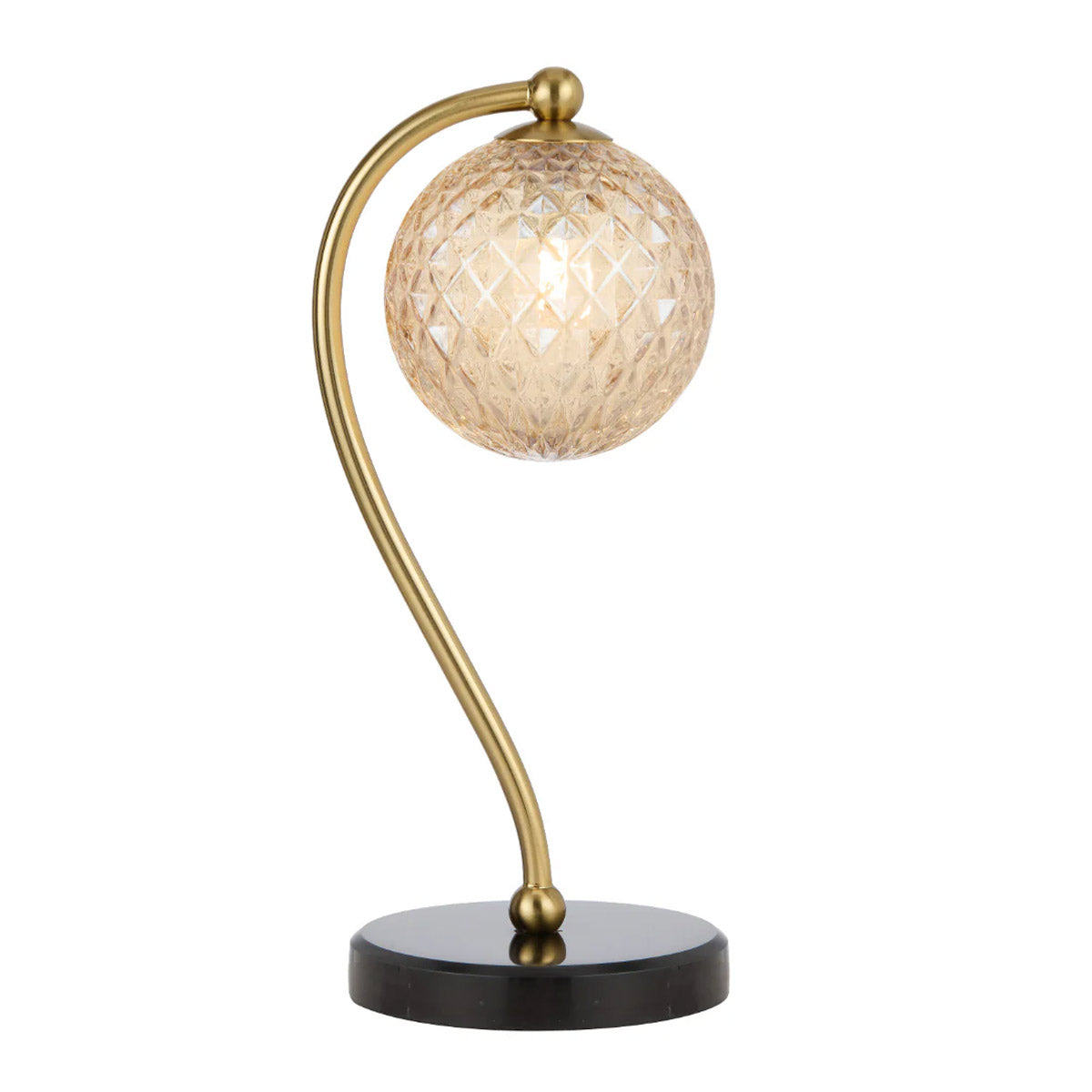 Felton Table Glass Sphere Lamp with Interchangeable Shades
