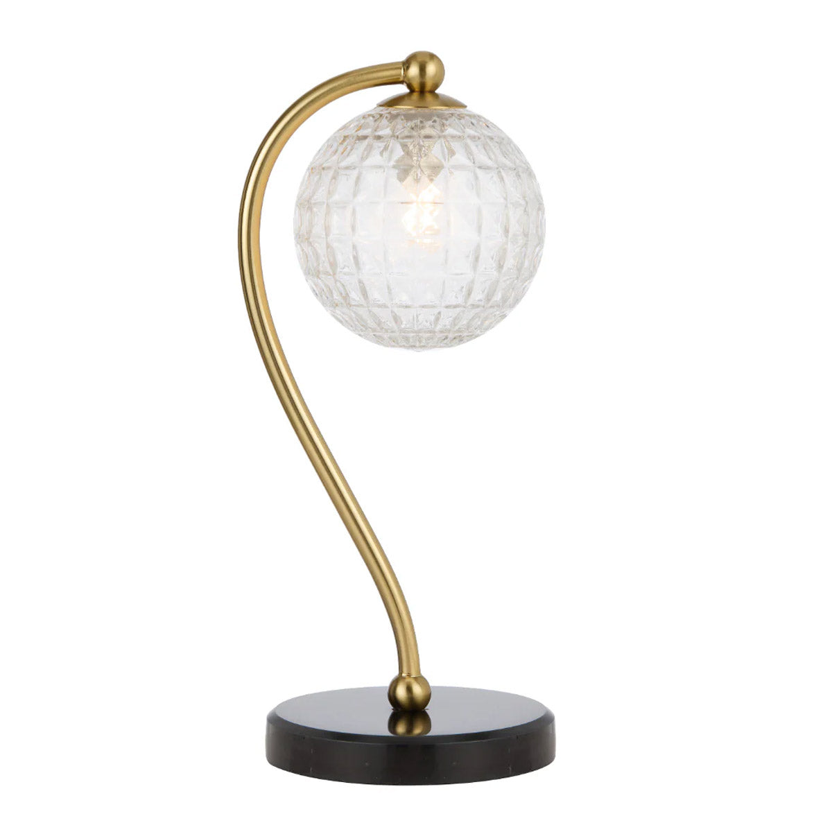 Felton Table Glass Sphere Lamp with Interchangeable Shades