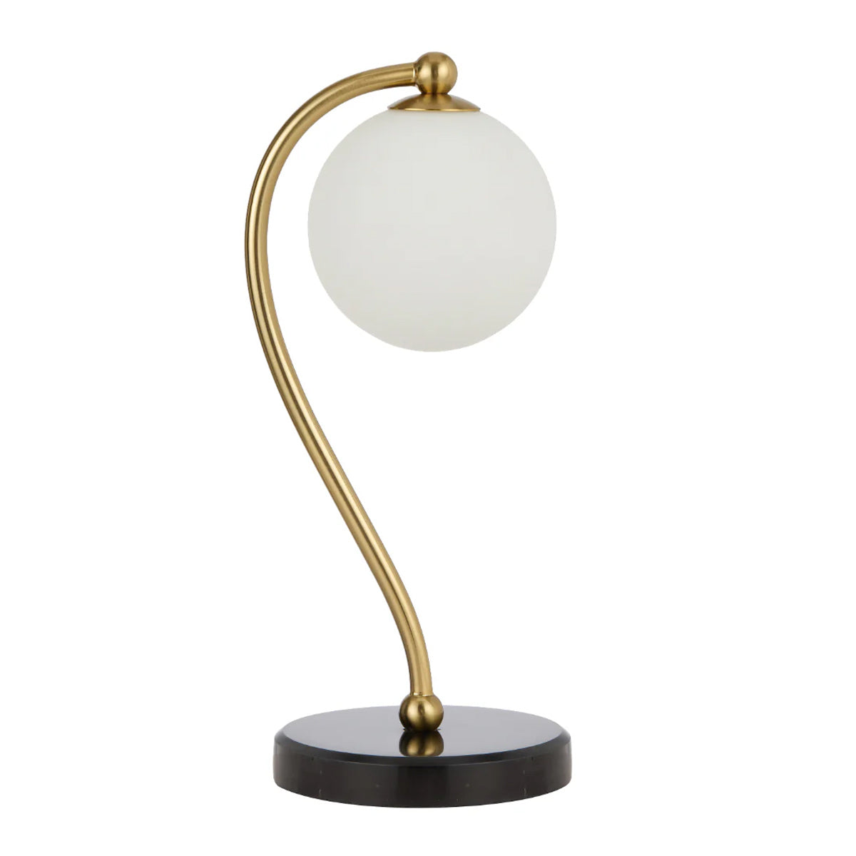 Felton Table Glass Sphere Lamp with Interchangeable Shades