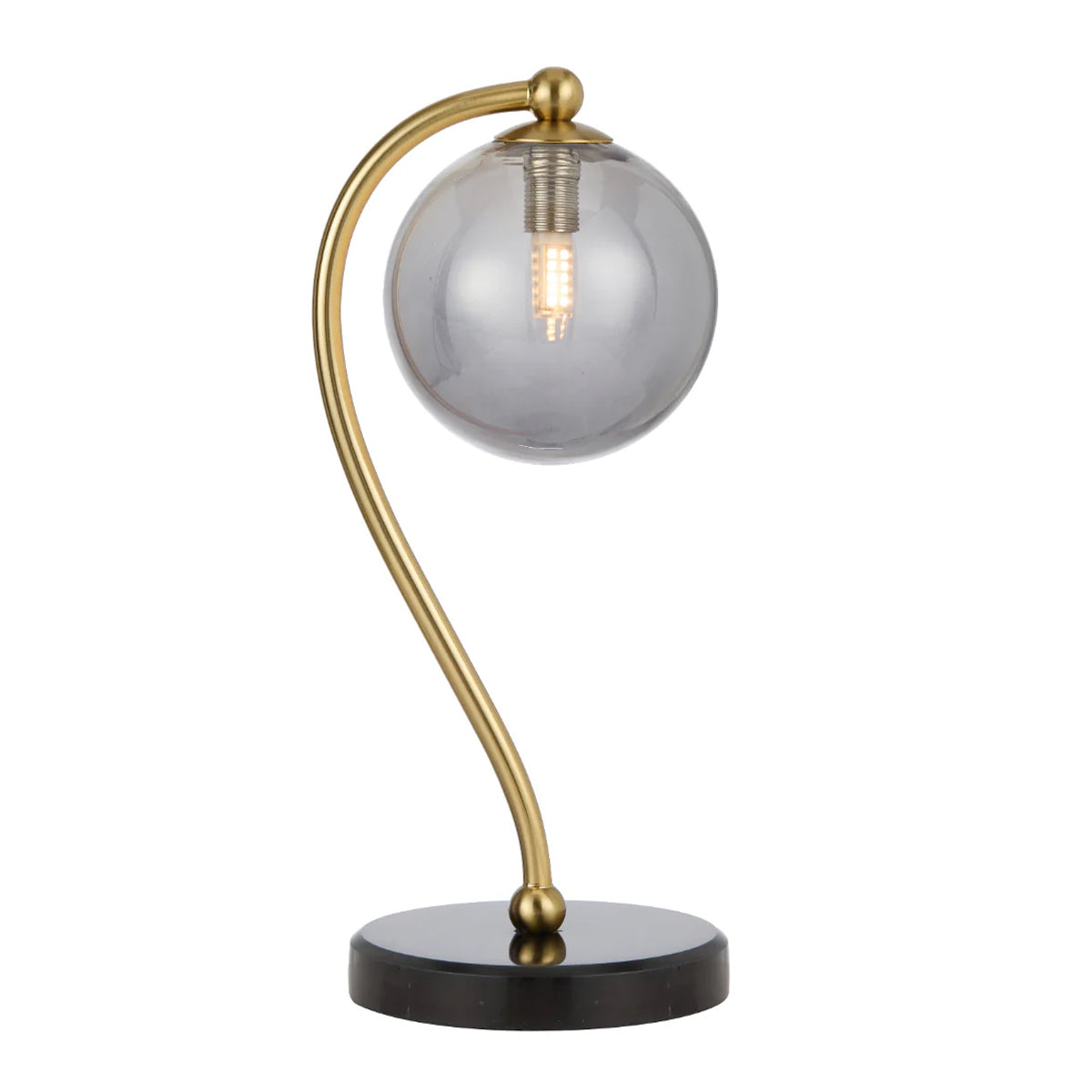 Felton Table Glass Sphere Lamp with Interchangeable Shades
