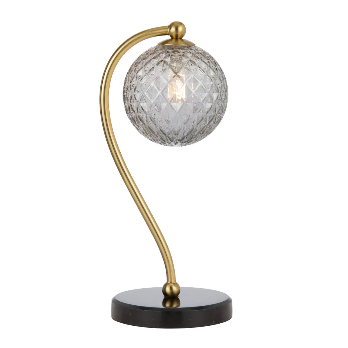 Felton Table Glass Sphere Lamp with Interchangeable Shades