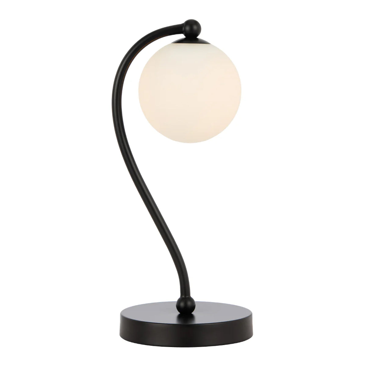 Felton Table Glass Sphere Lamp with Interchangeable Shades