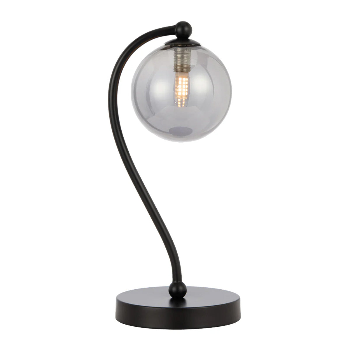 Felton Table Glass Sphere Lamp with Interchangeable Shades