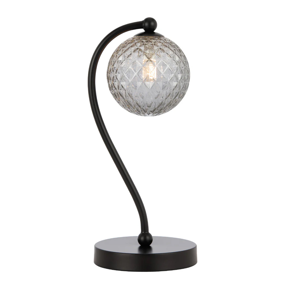 Felton Table Glass Sphere Lamp with Interchangeable Shades