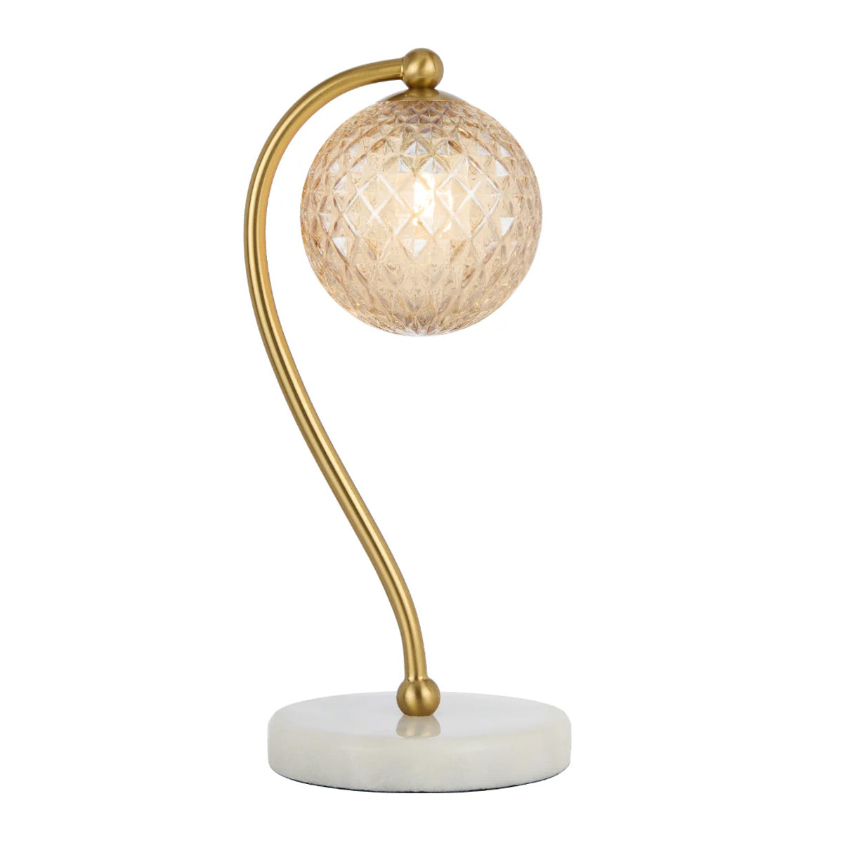 Felton Table Glass Sphere Lamp with Interchangeable Shades