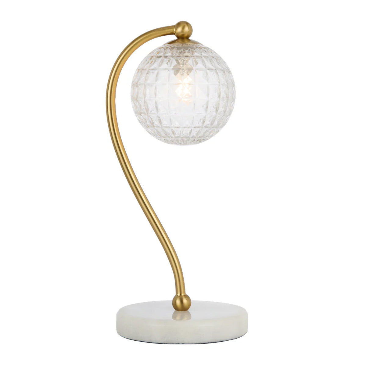 Felton Table Glass Sphere Lamp with Interchangeable Shades
