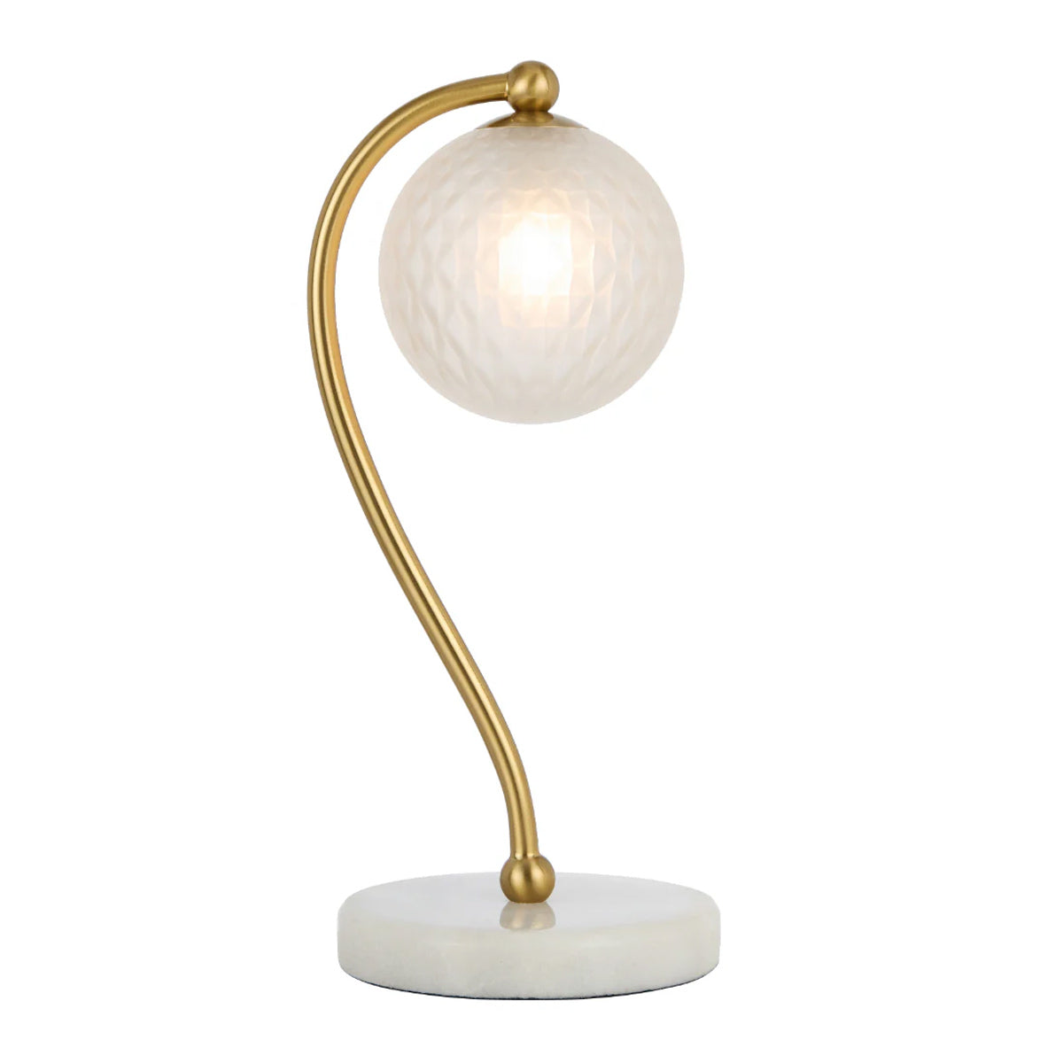 Felton Table Glass Sphere Lamp with Interchangeable Shades