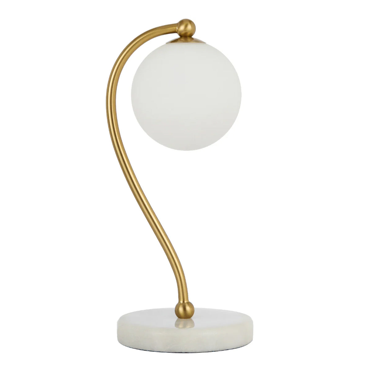 Felton Table Glass Sphere Lamp with Interchangeable Shades