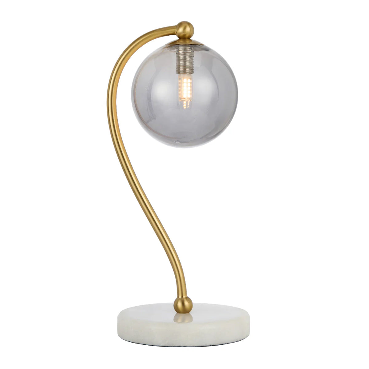 Felton Table Glass Sphere Lamp with Interchangeable Shades