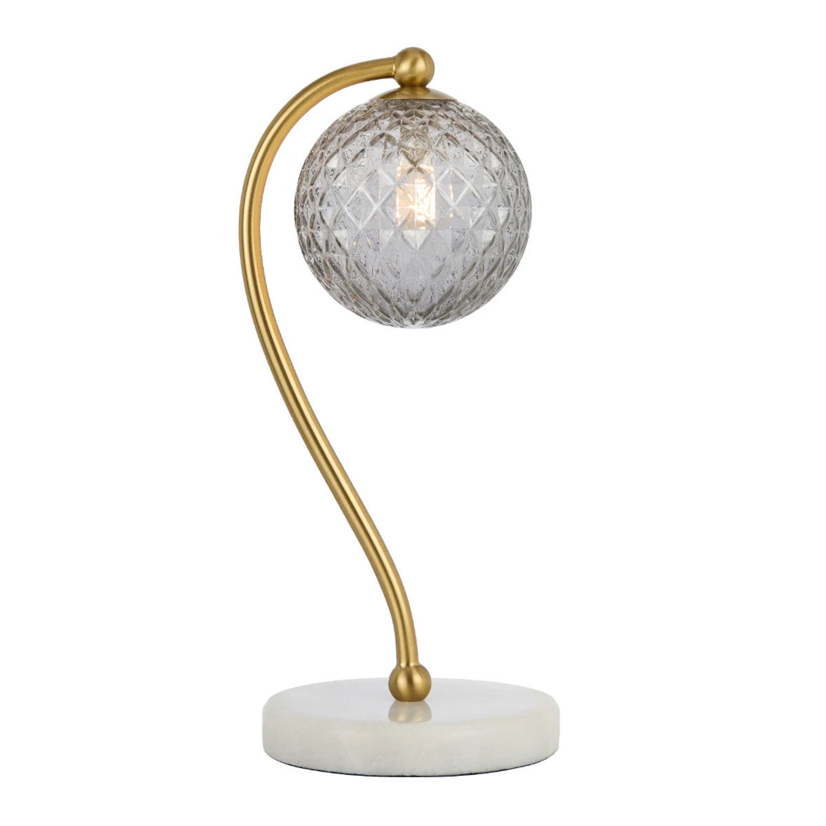 Felton Table Glass Sphere Lamp with Interchangeable Shades