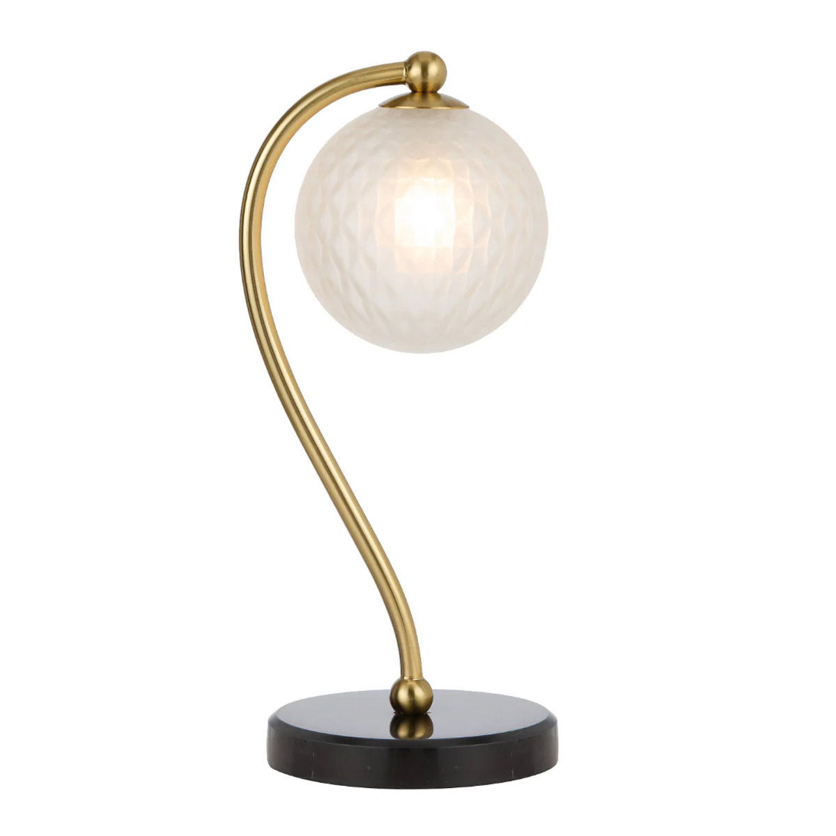 Felton Table Glass Sphere Lamp with Interchangeable Shades
