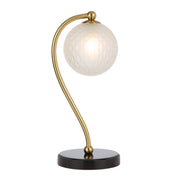 Felton Table Glass Sphere Lamp with Interchangeable Shades