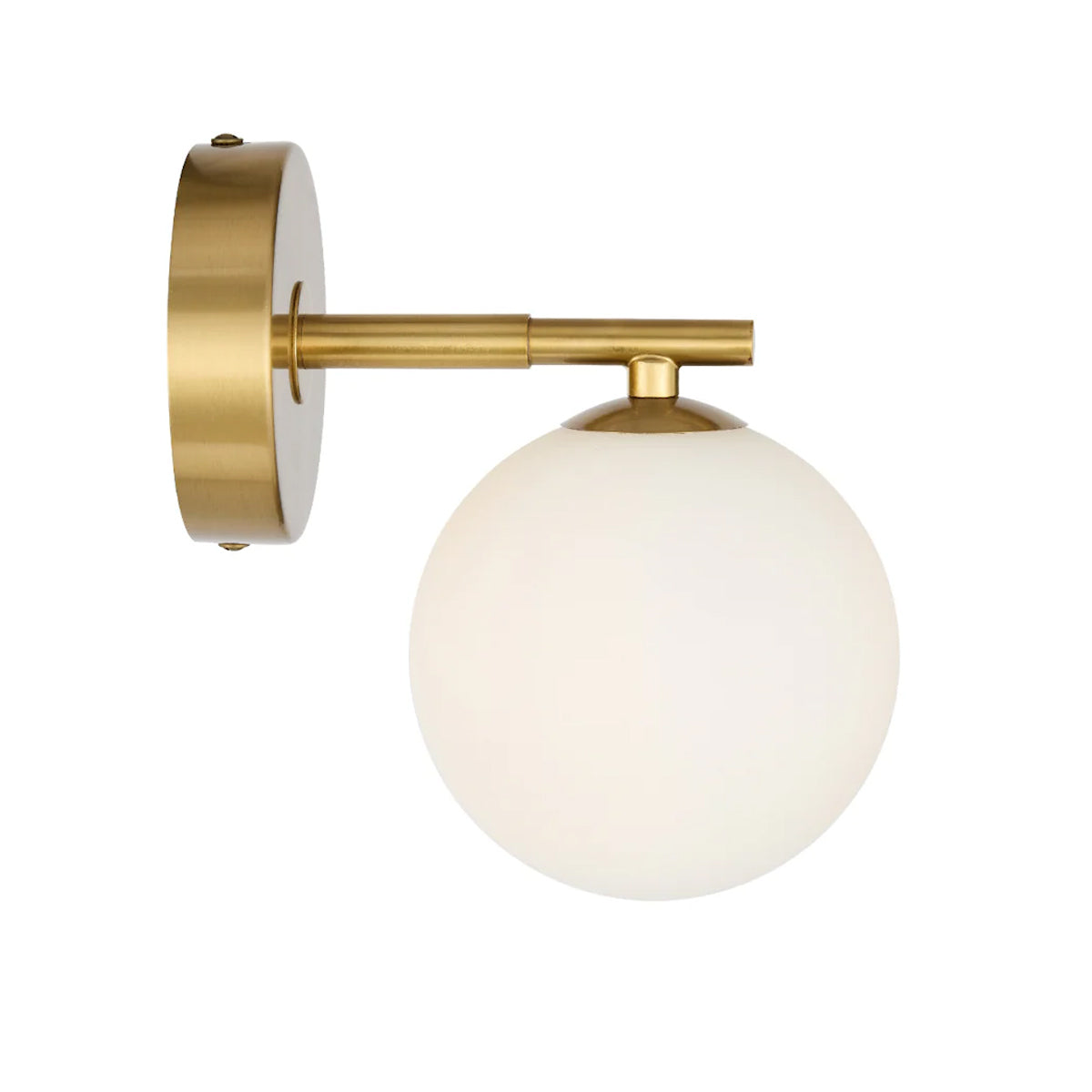 Felton 1 Light Glass Sphere Wall Light with Interchangeable Shades