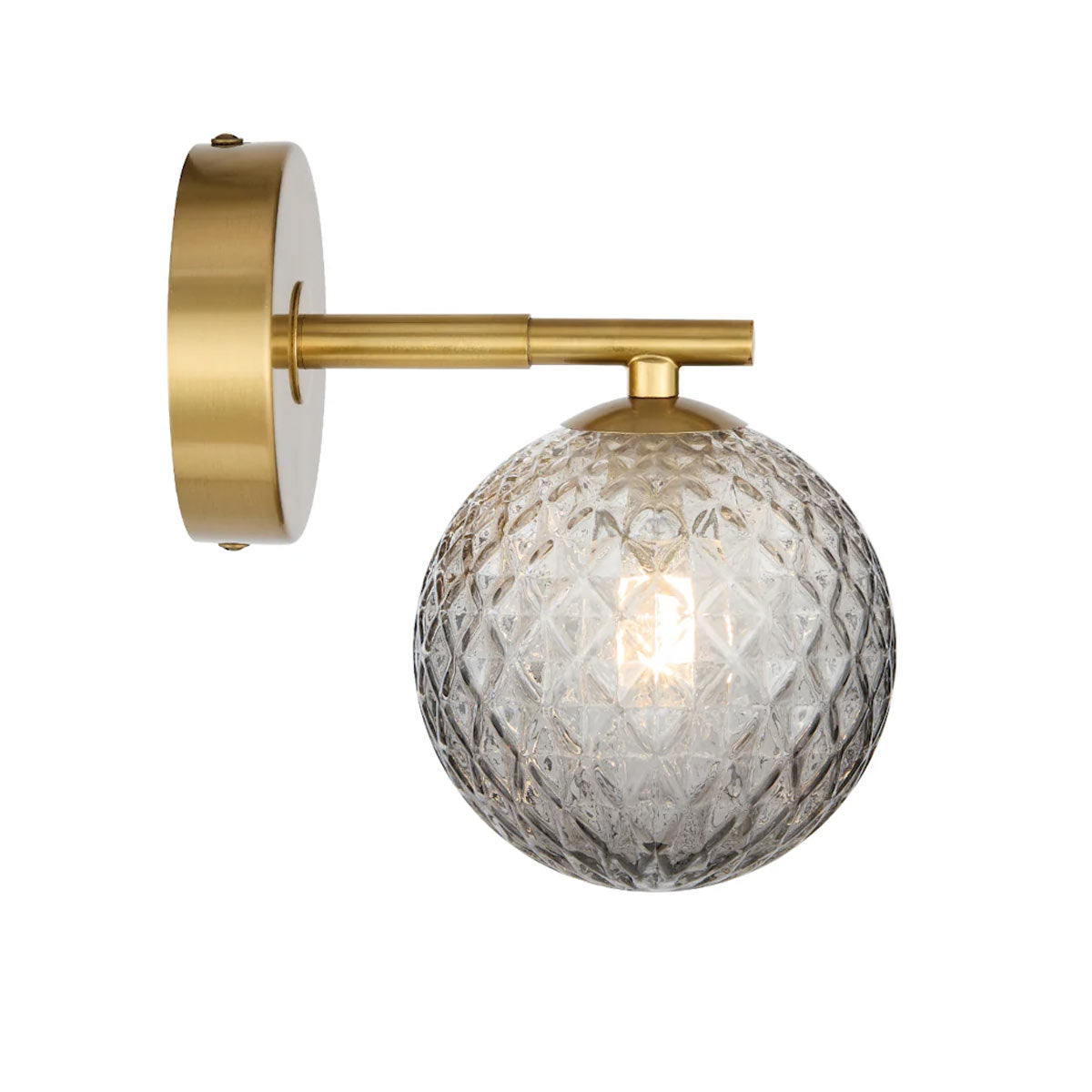 Felton 1 Light Glass Sphere Wall Light with Interchangeable Shades