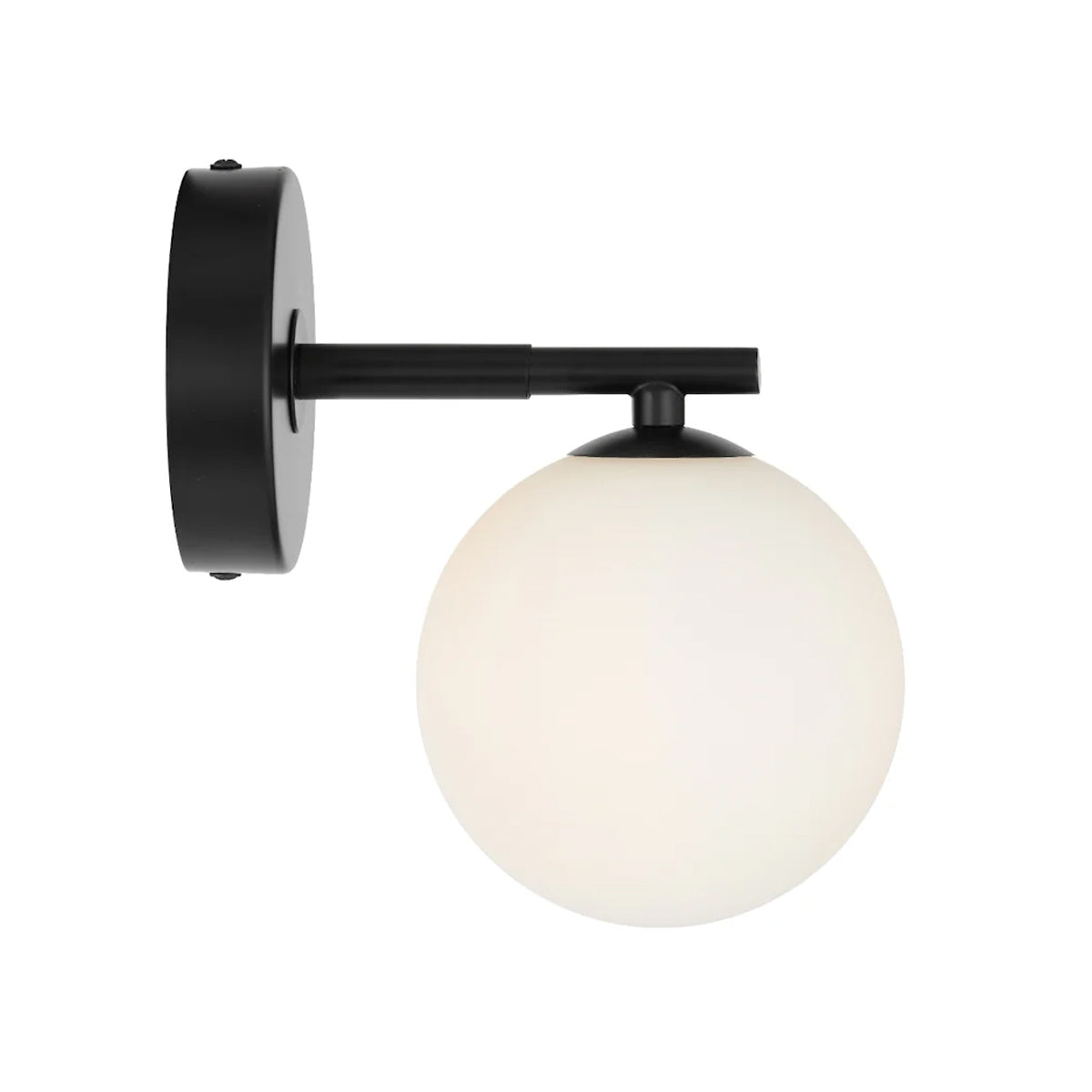 Felton 1 Light Glass Sphere Wall Light with Interchangeable Shades