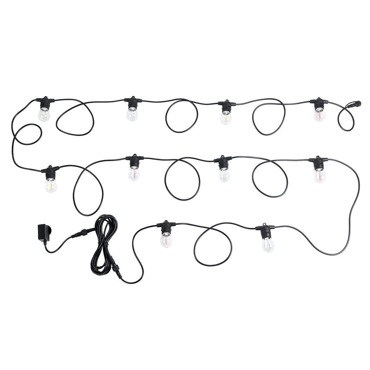 10 Light Fixed LED Festoon 13m IP55