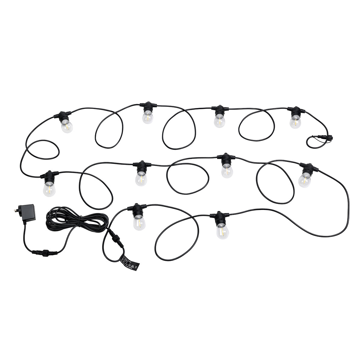 10 Light Fixed LED Festoon 13m IP55