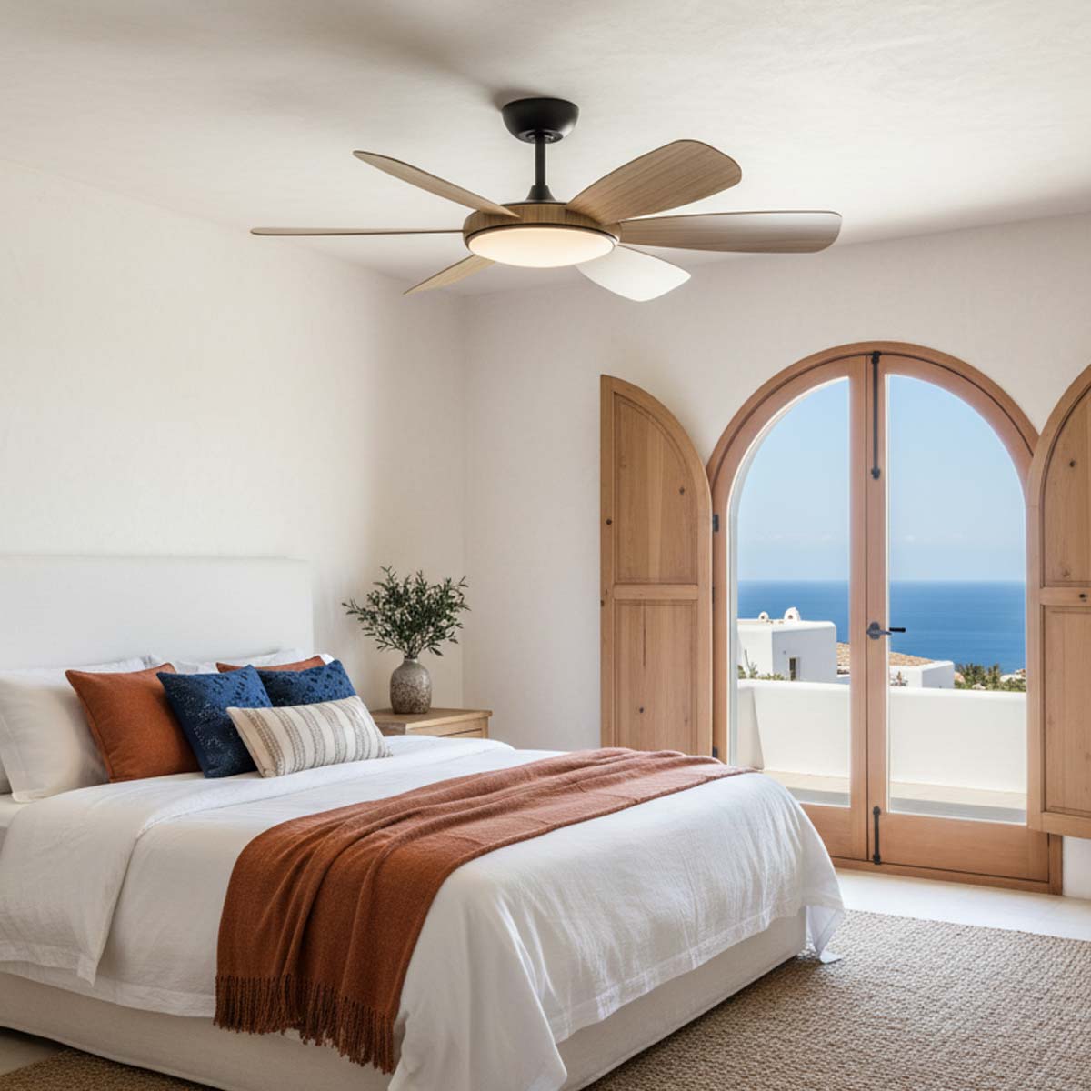 Aurora 3/6 Blade Smart DC Ceiling Fan with LED Light & Remote