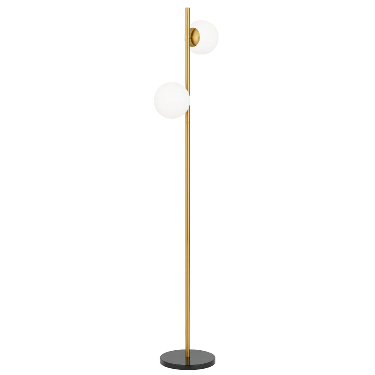 Figaro Modern Floor Lamp - Bubble Glass