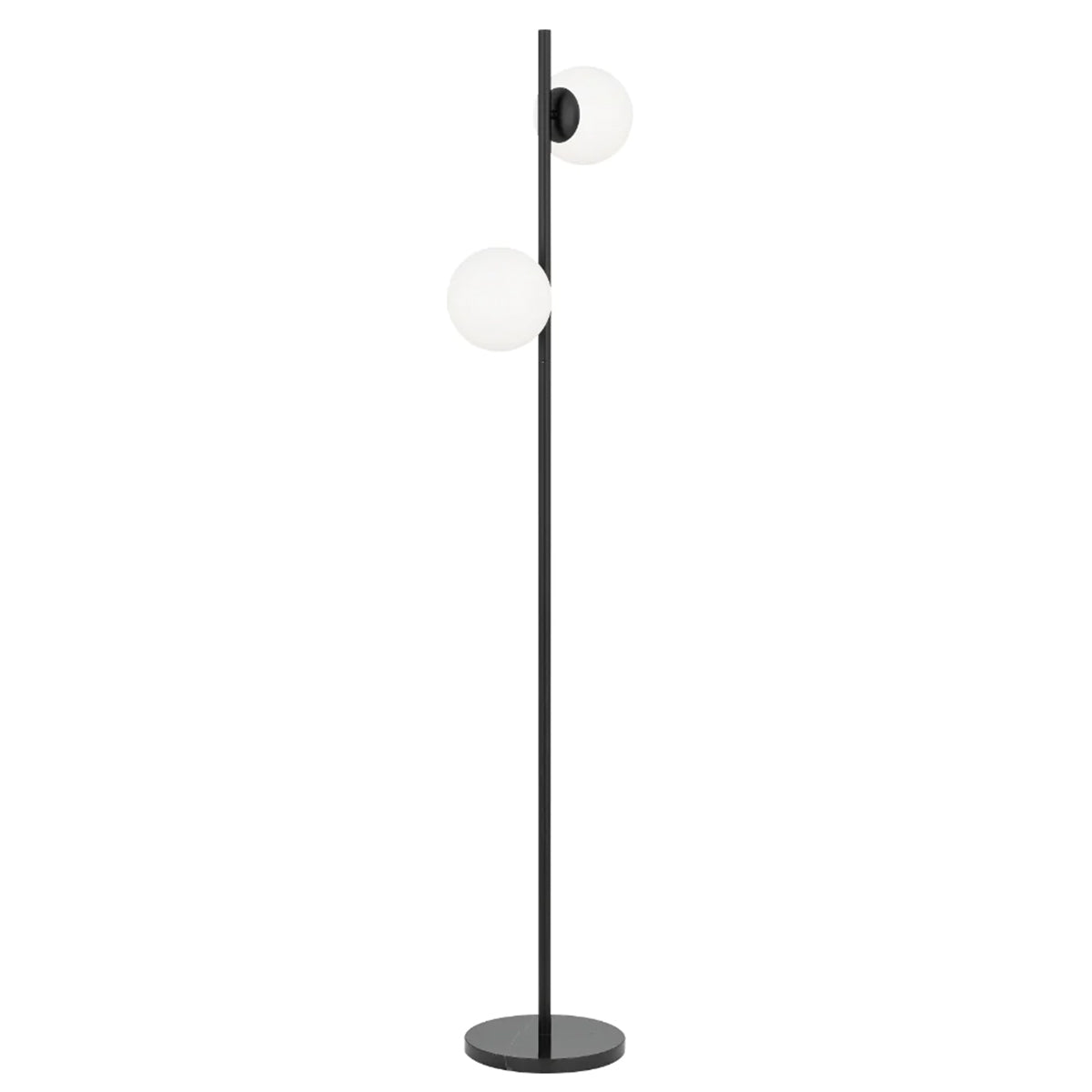 Figaro Modern Floor Lamp - Bubble Glass