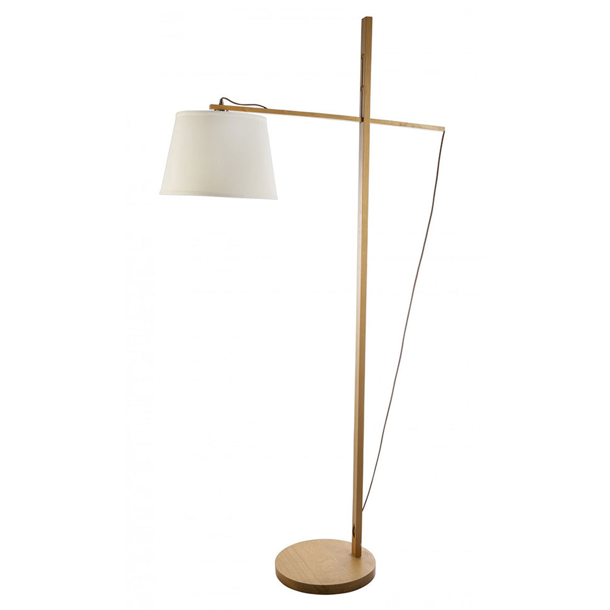 Artem Natural Timber Adjustable Floor Lamp
