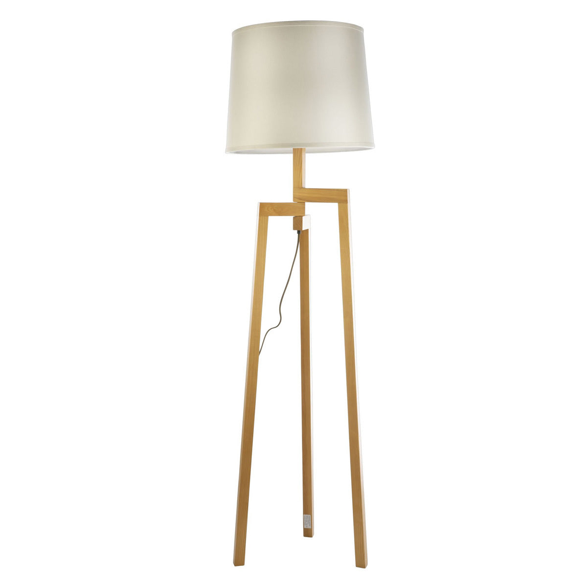Tripod Timber Floor Lamp