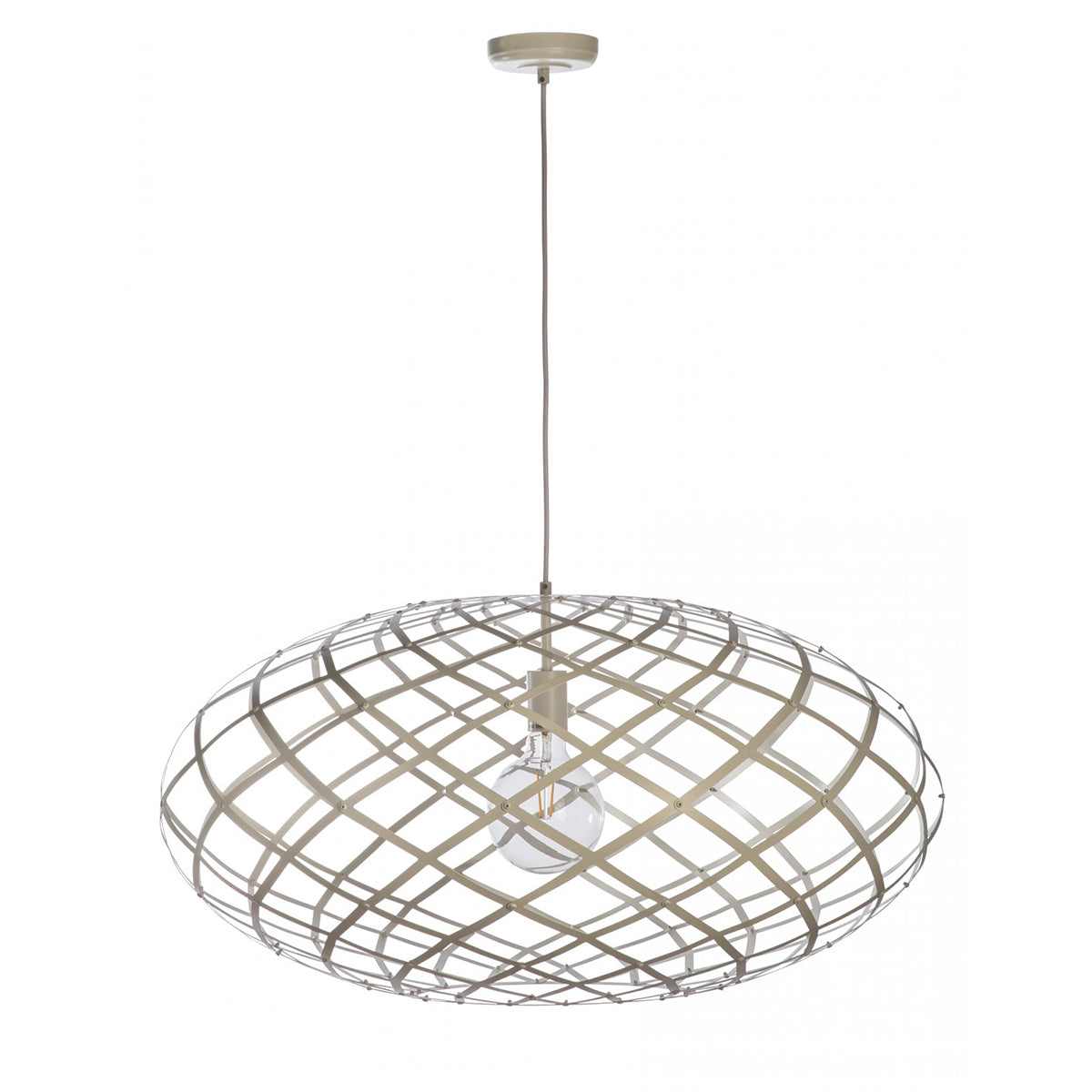 Wembley Medium Modern Abstract 1-Light Ovoid Pendant – 650mm