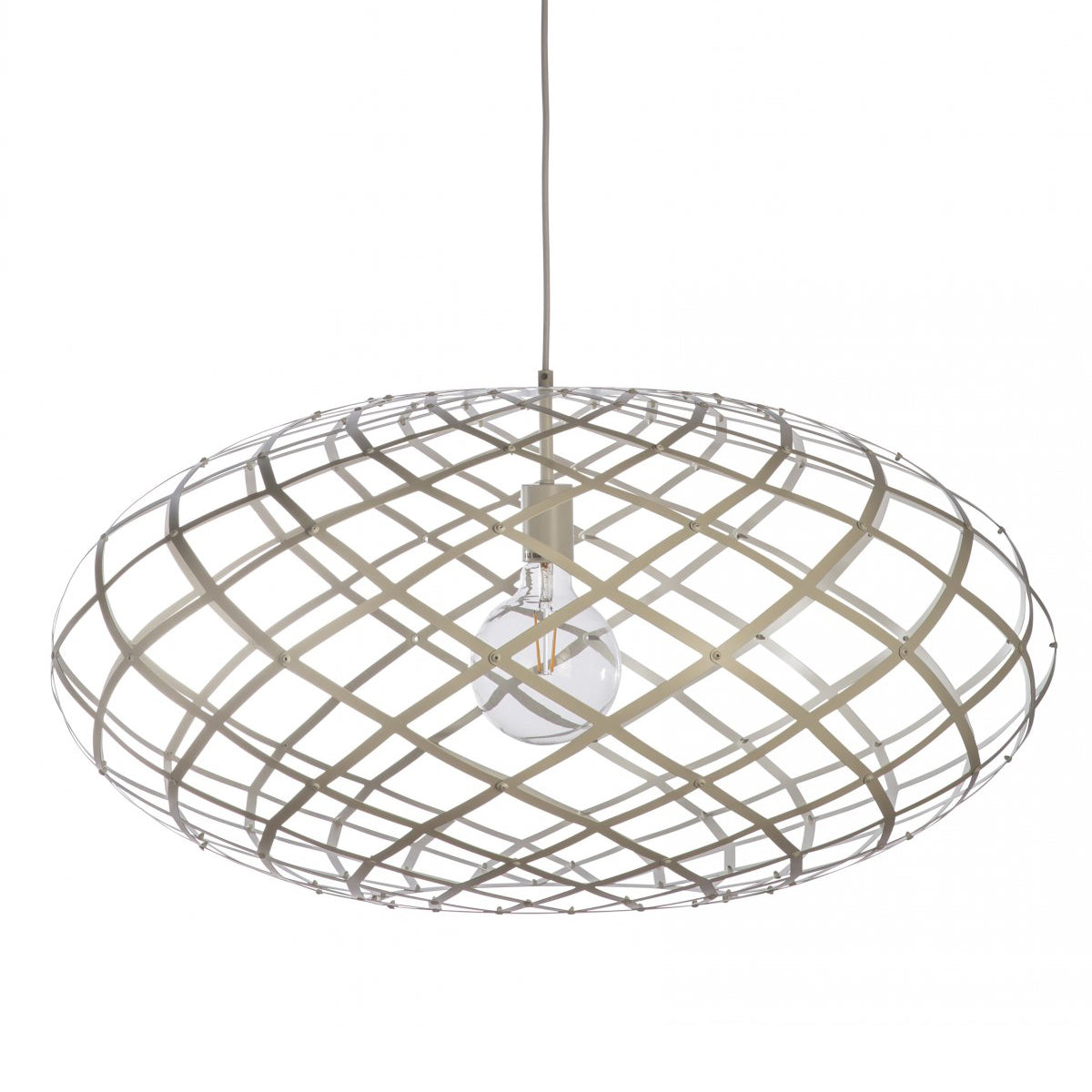 Wembley Medium Modern Abstract 1-Light Ovoid Pendant – 650mm