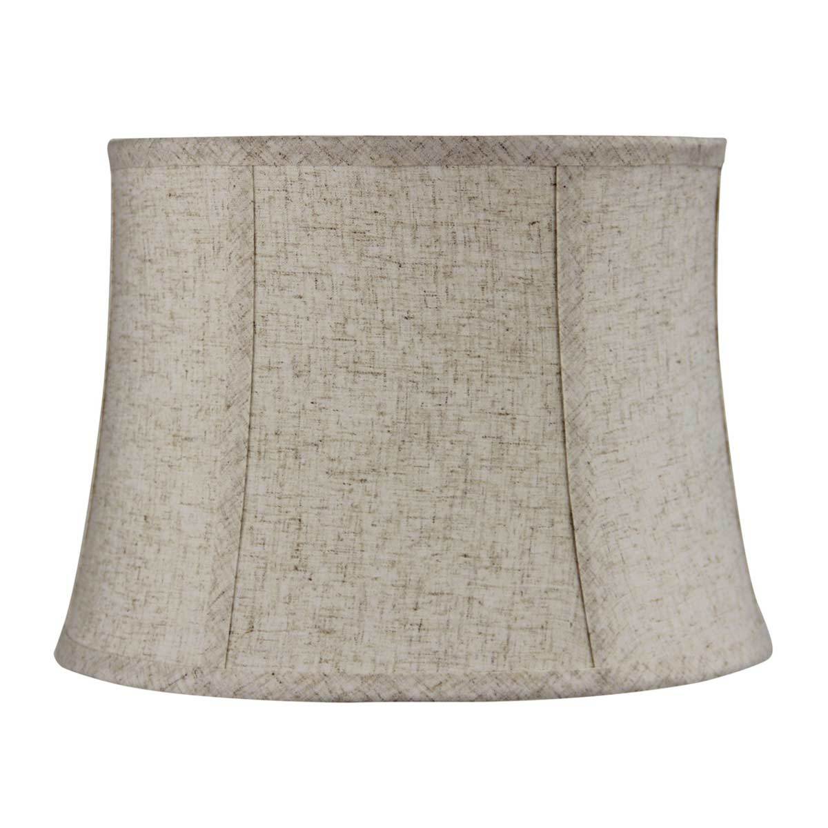 Flax Linen Harp Lamp Shade 35cm