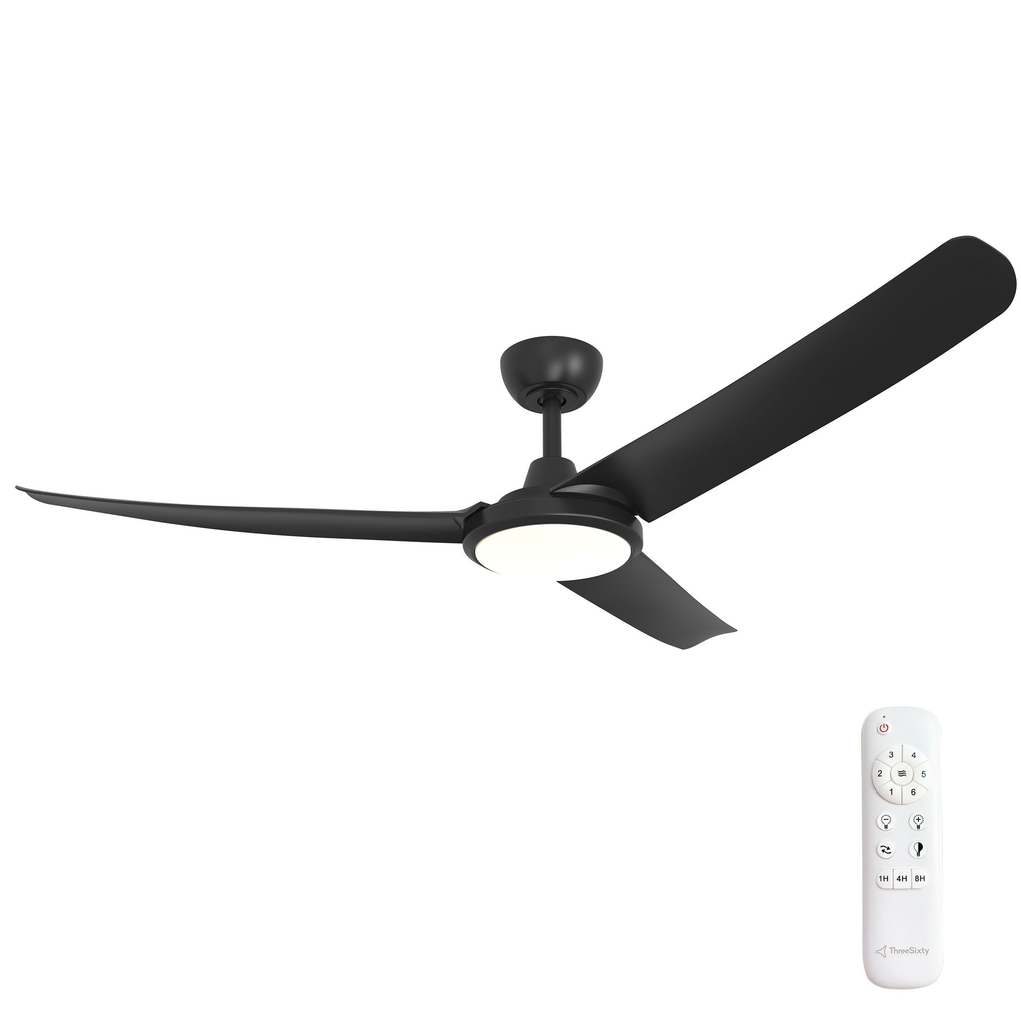 FlatJET 3/4/5 Blades DC Ceiling Fan with LED Light & Remote