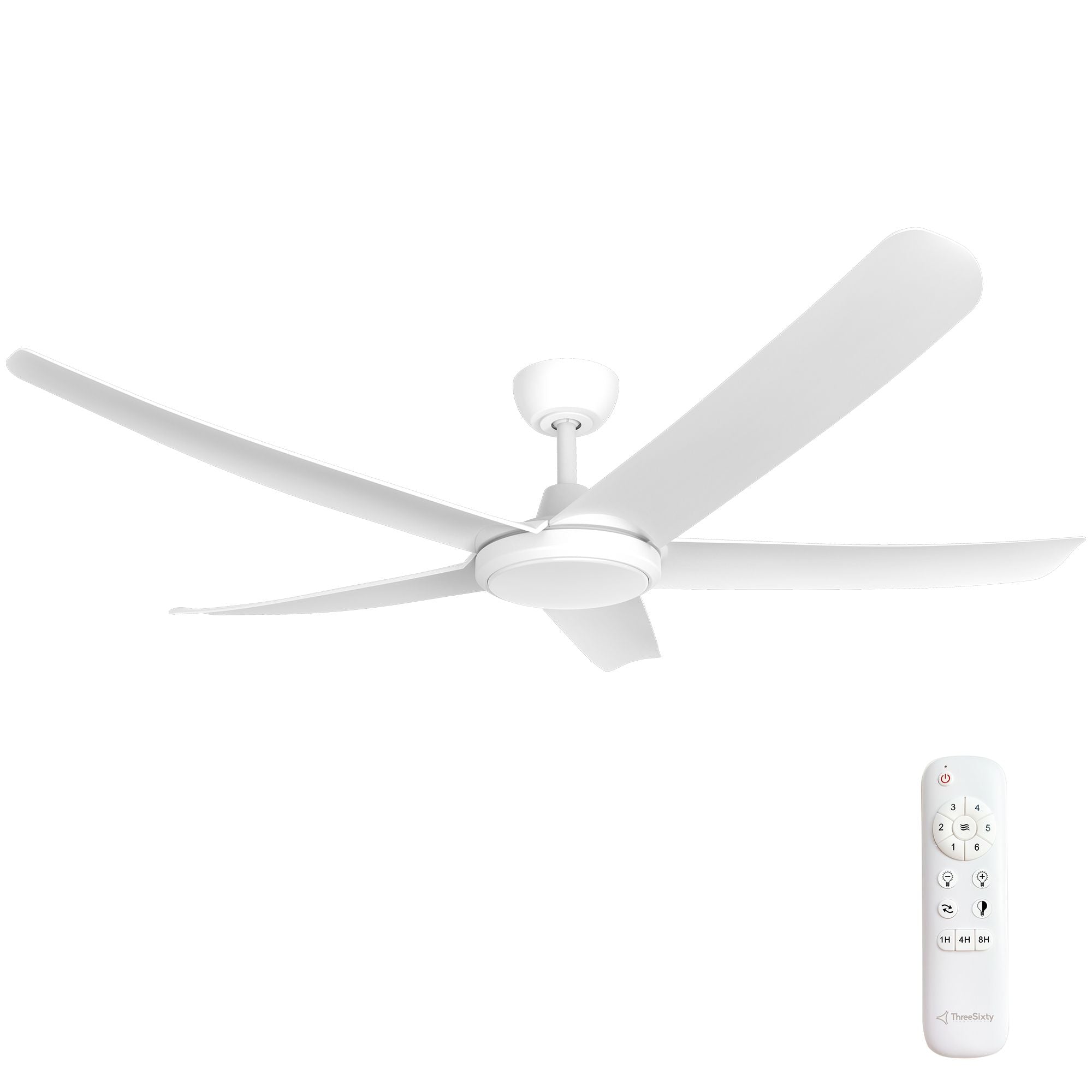 FlatJET 3/4/5 Blades DC Ceiling Fan with LED Light & Remote