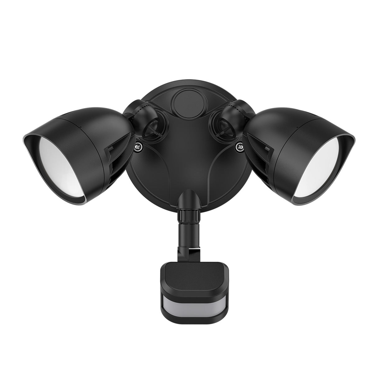 Fortezza II Twin Outdoor Spotlight With Sensor