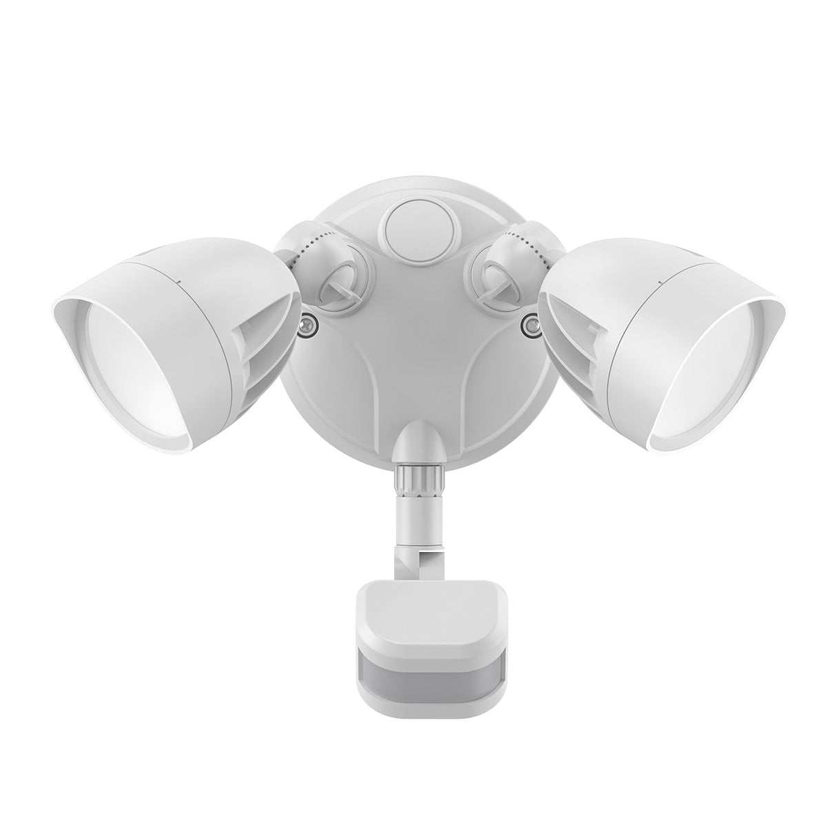 Fortezza II Twin Outdoor Spotlight With Sensor