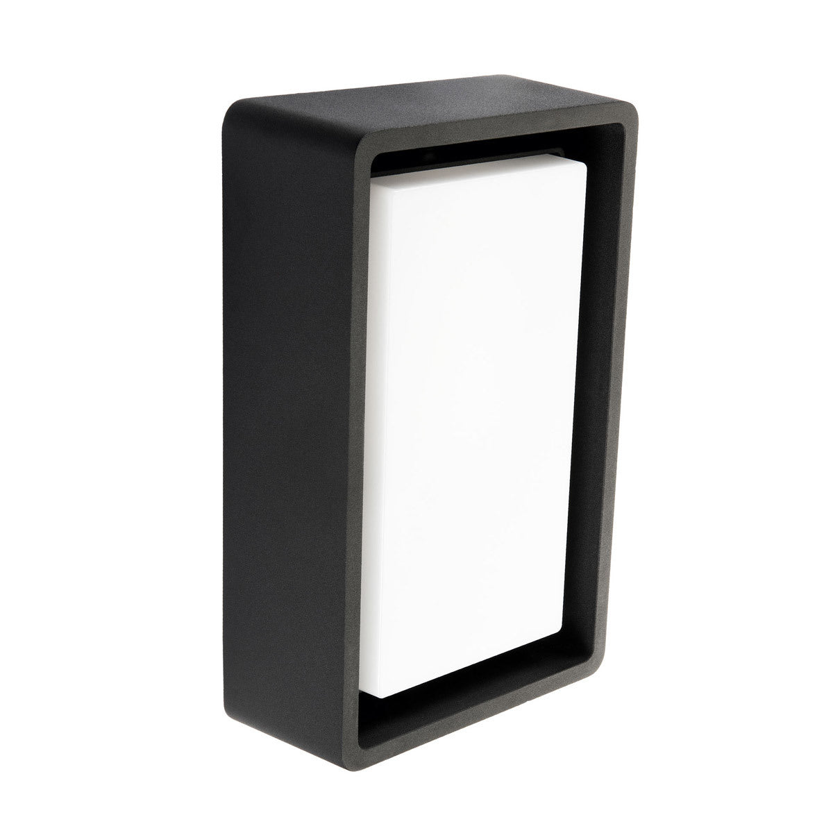 Frame 10W LED Metal Outdoor Wall Light - Black
