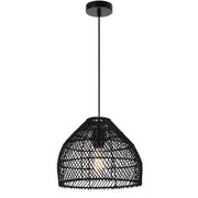 Frya Rattan/Cane Pendant Light - Hand Woven Design
