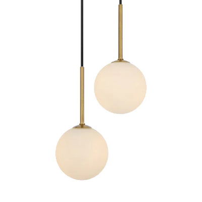 Gaston 2 Light Pendant with Interchangeable Shades