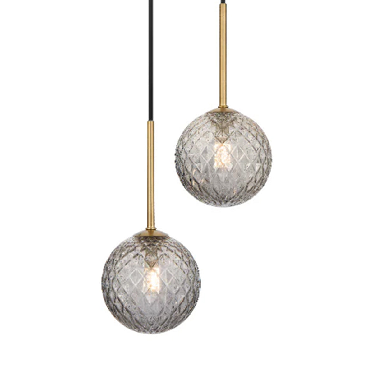 Gaston 2 Light Pendant with Interchangeable Shades