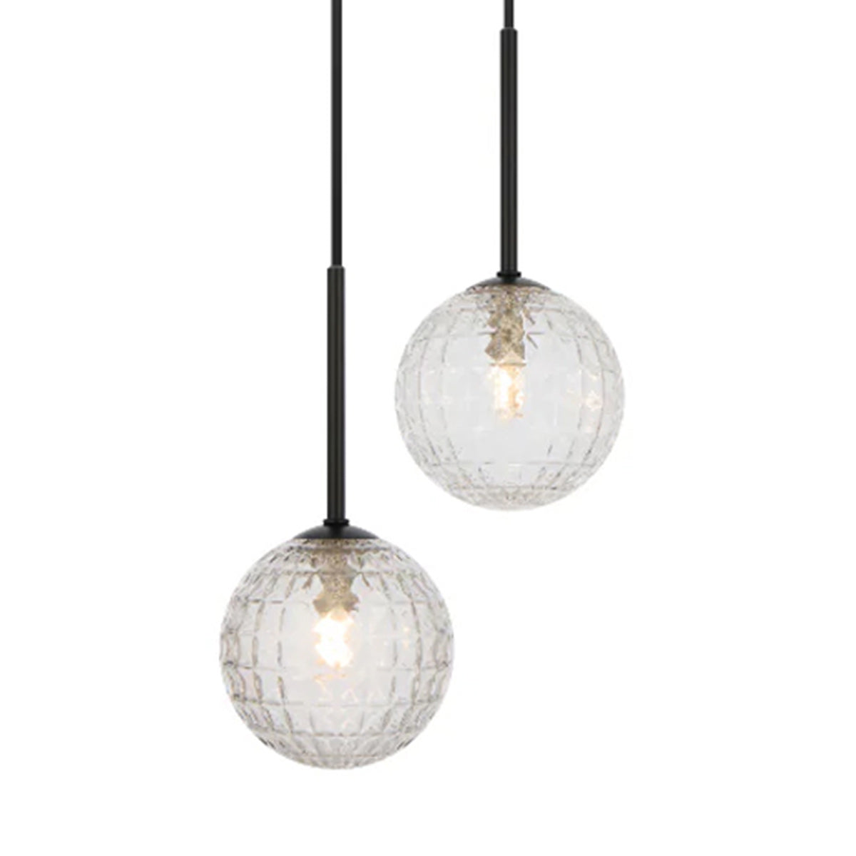 Gaston 2 Light Pendant with Interchangeable Shades