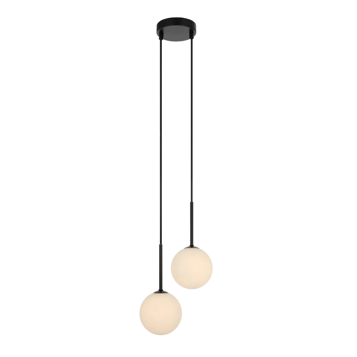 Gaston 2 Light Pendant with Interchangeable Shades