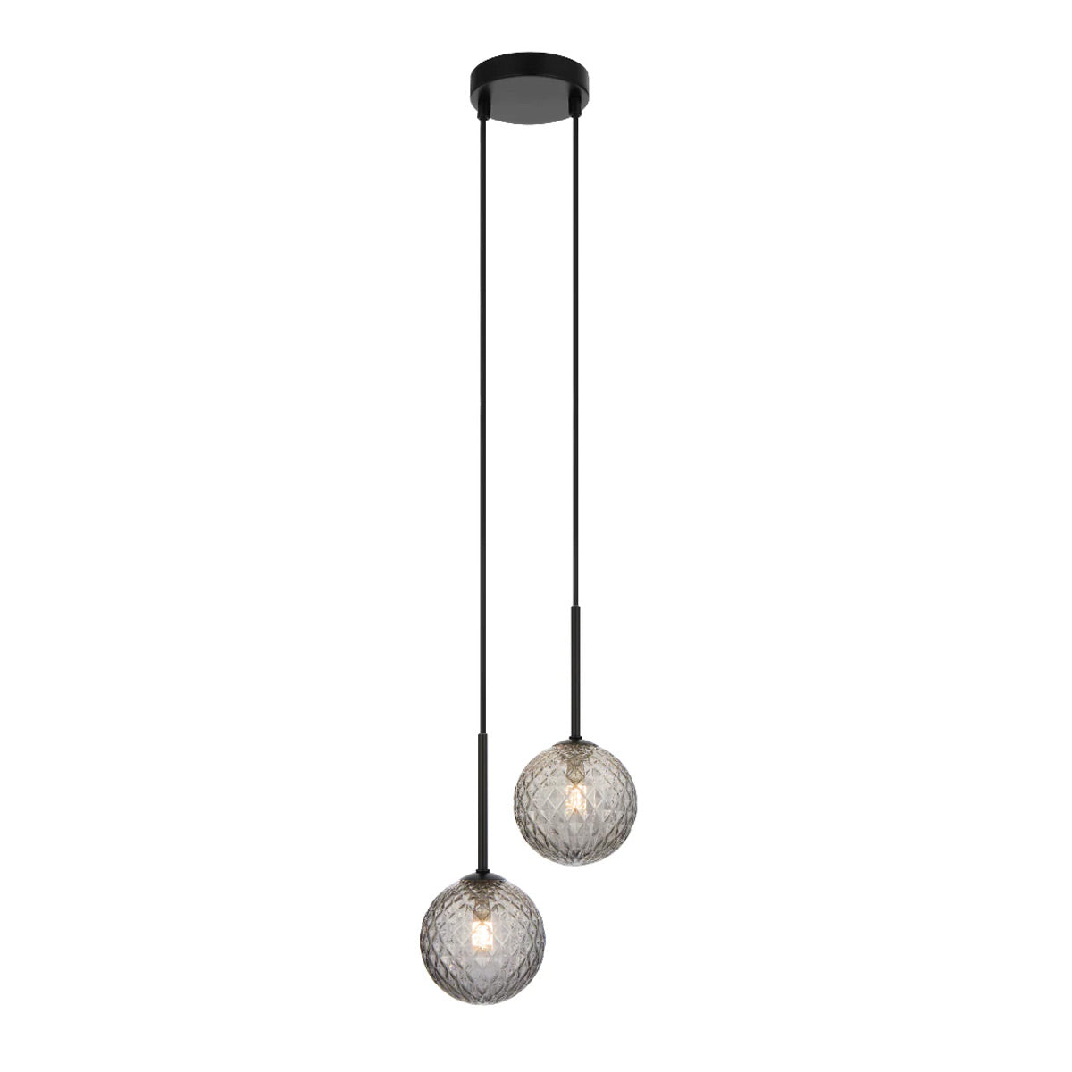 Gaston 2 Light Pendant with Interchangeable Shades