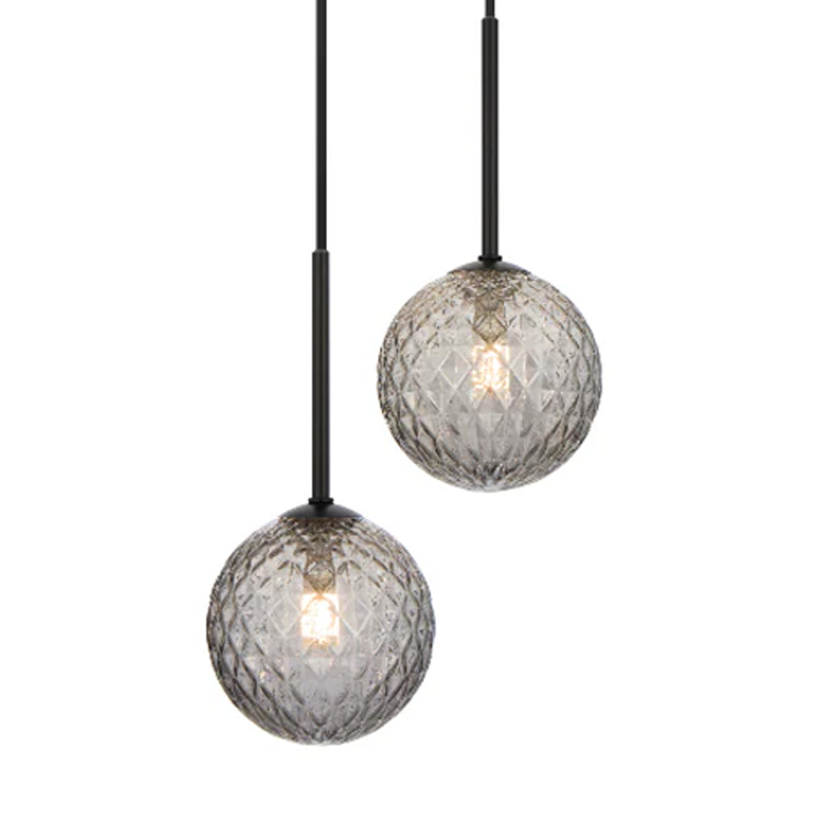 Gaston 2 Light Pendant with Interchangeable Shades