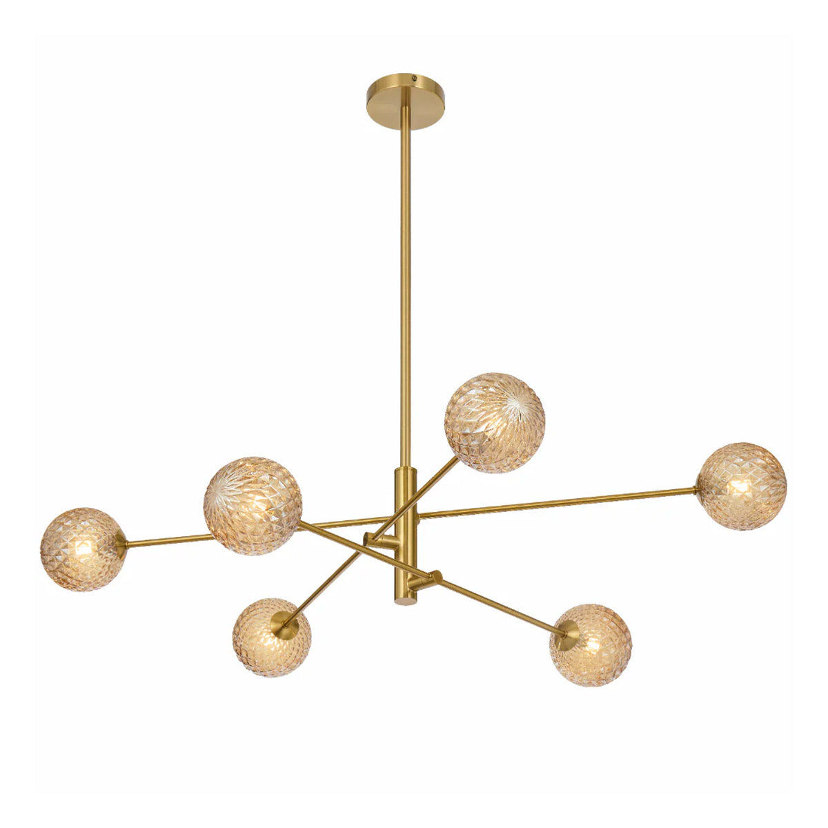 Gaston 6 Light Pendant with Interchangeable Shades