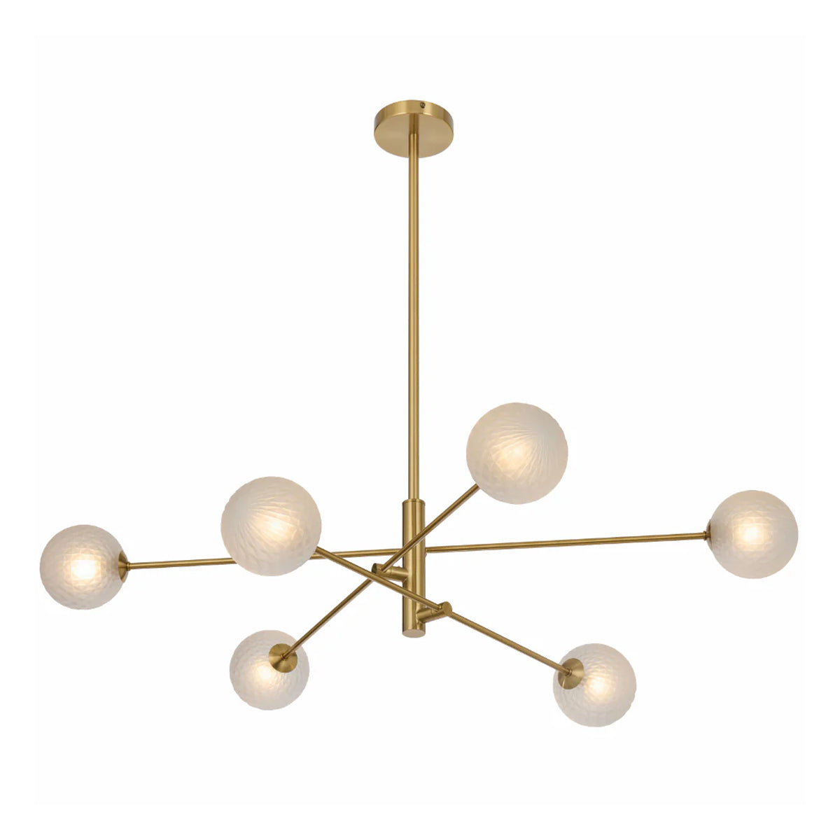 Gaston 6 Light Pendant with Interchangeable Shades