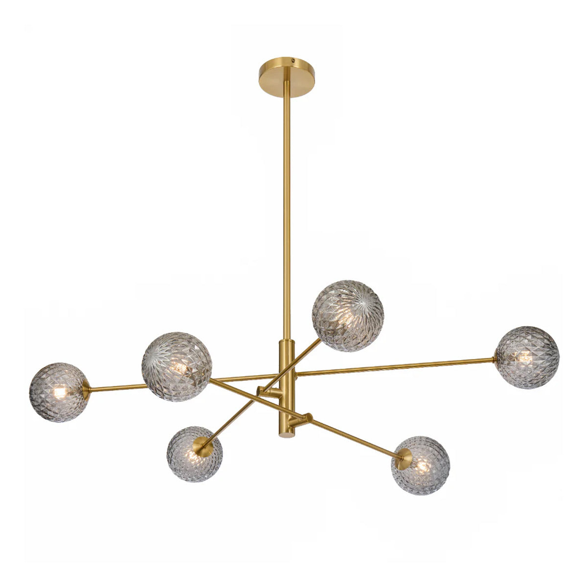 Gaston 6 Light Pendant with Interchangeable Shades