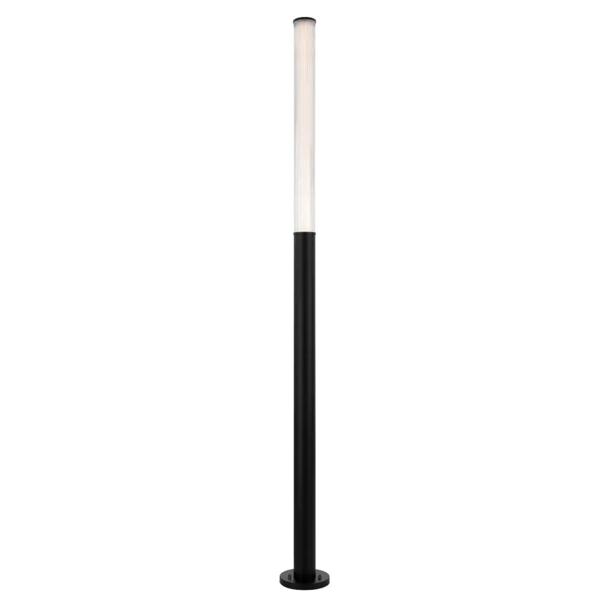 Gevet Ribbed Exterior LED Bollard Light