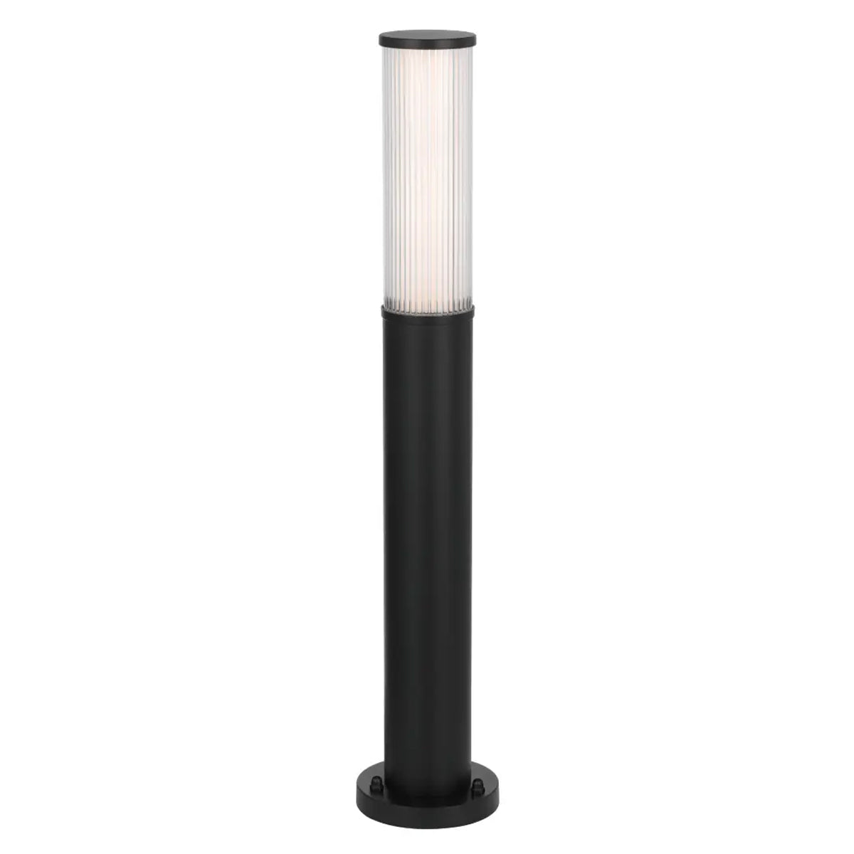 Gevet Ribbed Exterior LED Bollard Light