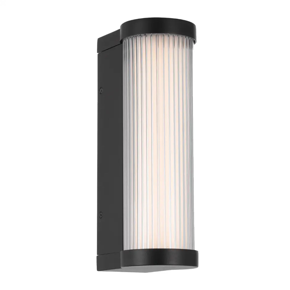 Gevet Ribbed Exterior LED Wall Light