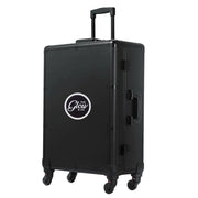 Glow & Co LED Professional Makeup Luggage with Wheels-Black
