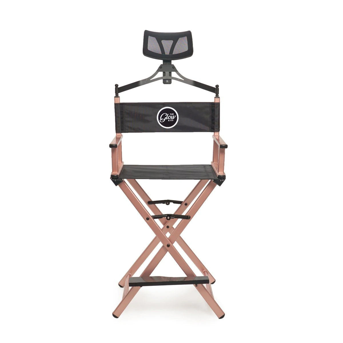 Glow & Co MUA Professional Makeup Chair with Head Rest-Pink