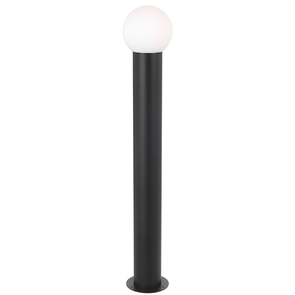 Gorem Outdoor Bollard Light with Opal Globe